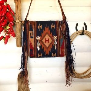 Saddle Blanket Tote Purse Bag - The Mescalero
